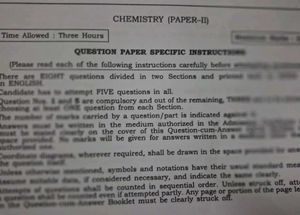 Chemistry Paper II