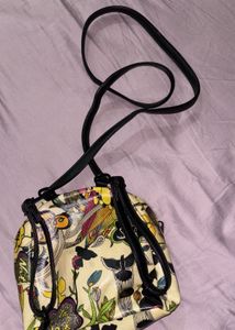 Sakroots Peace Floral Print Crossbody Bag