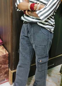 Stylish Grey Cargo Pants