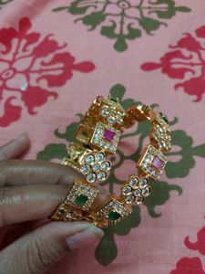 Beautiful One Gram Multistone Bangle. New. Size 2.6