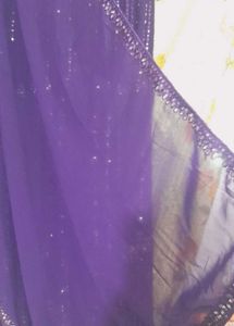 Blue Anarkali Suit With Duppatta And Embridery Wor