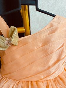 Peach New Frock