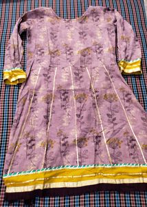 Beautiful Lavender Sharara Suit With Dupatta