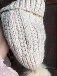 Knit Beanie with Pom