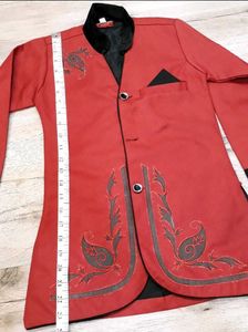 RED SHERWANI FOR Kids (Boy)