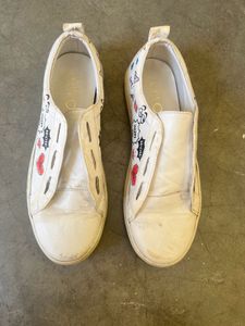 Funky White Shoes