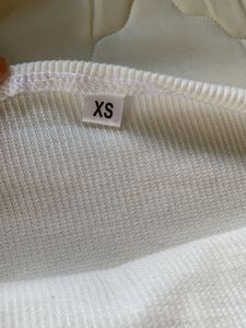 White Long Sleeve Top