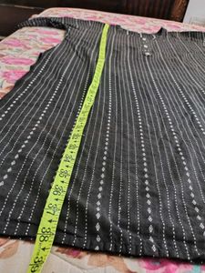 Black Striped Kurti