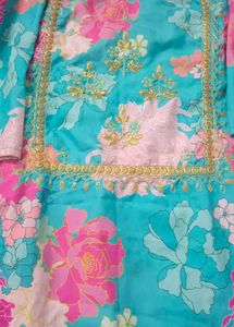 Floral Print Kurta Set with dupatta