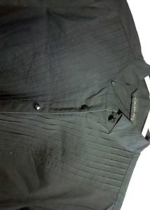 Vintage Black Tunic Shirt