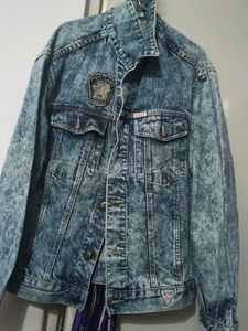 Vintage Acid Wash Denim Jacket