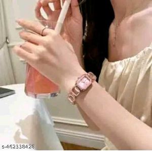 URAB Pink Crystal Watch