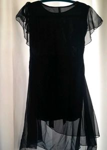 Metronaut Women Fit &amp; Flare Knee Length Dress (M)