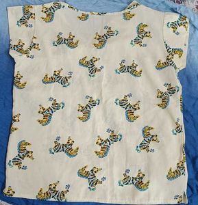 Korean Collared Short Sleeve Top