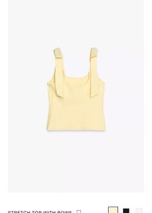 STRETCH TOP WITH BOWS