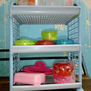 3-Tier Plastic Shelf