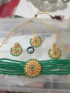 Green Necklace Set