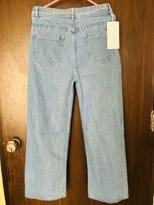 Wide Leg Denim Jeans