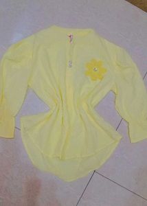 Elegant Yellow Floral top