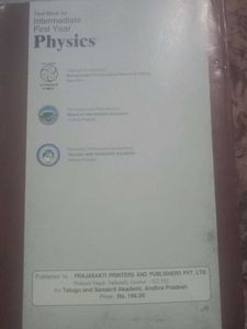 Intermediate 1st Year Phisics Text Book