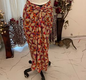 Patterned Ethnic Skirt