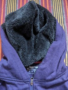 Purple Sleeveless Hoodie