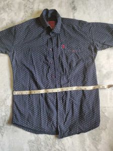 38-40 Slim Fit Blue Men Shirt