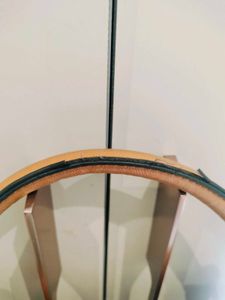 Tan Leather Shoulder Bag Minor Flaw