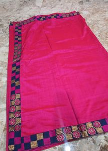 Pink &amp; Blue Saree