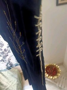 Women&#39;s Black Printed Kurti