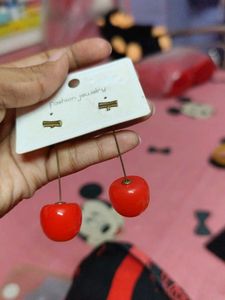 Cherry Drop Earrings