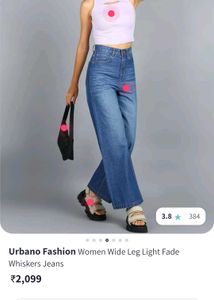 Urbano Fashion Wide Leg Jeans