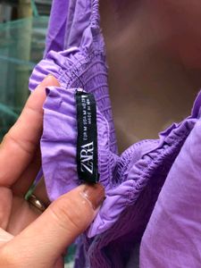 Zara Lavender Tiered Maxi Dress