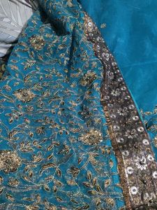 Soft Net Embroidered Saree