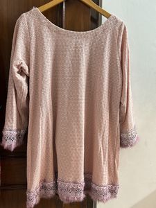 Tunic With Feather Detailing