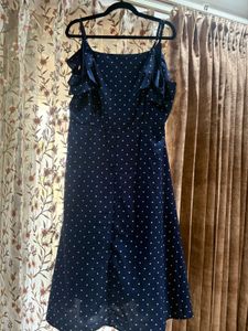Blue polka Dress