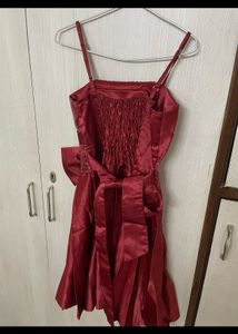 Satin Wine Dress
