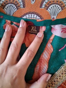 Tropical Print Palazzo Pants