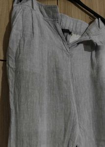 Marks &amp; Spencer Linen Tapered Trousers
