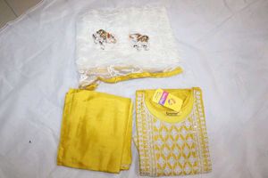 Yellow Embroidered Salwar Kameez
