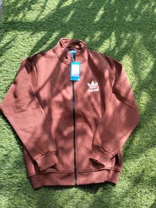 Adidas Brown Full Zip-Up Jacket