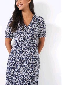 Floral Print Midi,Dress