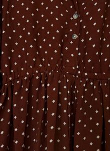 Midi Rust Colour Dress