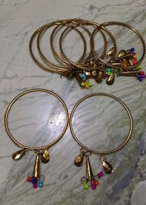 Set of Gold Tone Bangles