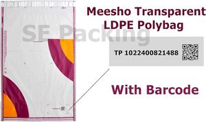 Meesho branded Barcoded Packaging Flyers