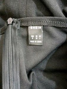 Corset Black Mesh Sleeve Mini Dress