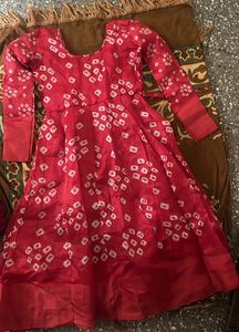 Red Ethnic Gown