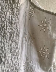 💥SALE! Chickankari Pure Cotton Sleevless Top