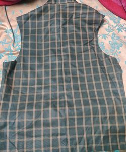 Dark Green Nehru Jacket For Mens (4xl)