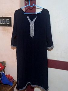 Navy Blue Kurti❤️
